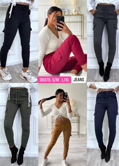 Spodnie bojówki jeans