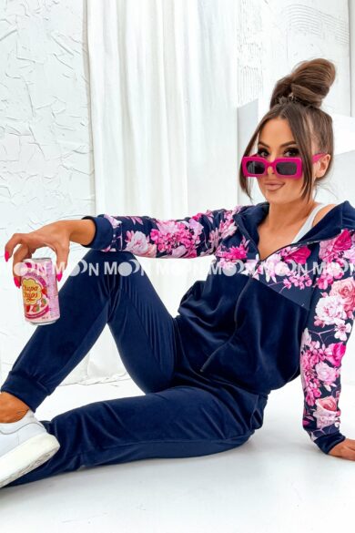 Komplet welurowy Blossom