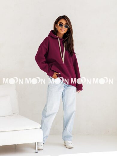 Bluza bawełniana ocieplana Simple