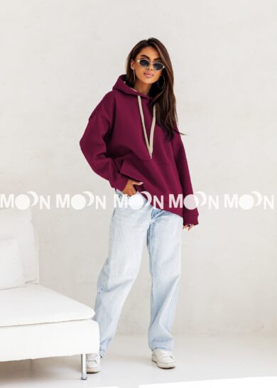 Bluza bawełniana ocieplana Simple