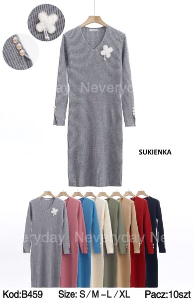 Sukienka swetrowa