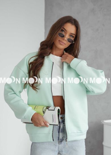 Bluza ocieplana bomberka z suwakiem Fancy