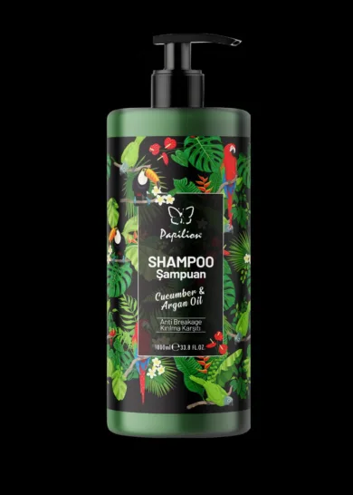 PAPILION SHAMPOO 1000 ML CUCUMBER-SZAMPON OGÓREK,OLEJ ARGANOWY