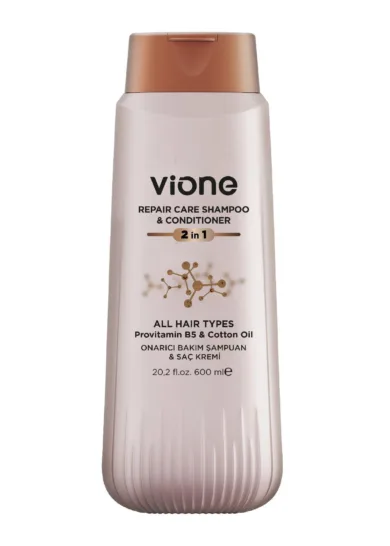 VIONE 2W1 SZAMPON ODBUDOWUJĄCY + ODŻYWKĄ 600 ml