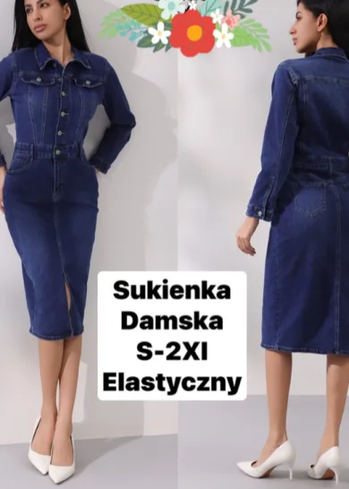 Sukienka jeansowa