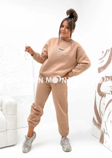 Komplet Ocieplany Winter beżowy