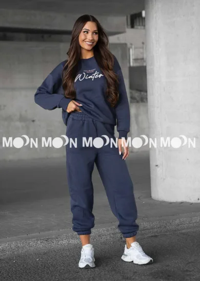 Komplet Ocieplany Winter grafitowy 