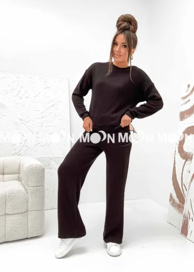 Komplet Swetrowy Classy czekoladowy