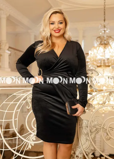 Sukienka welurowa Velvet Dream Plus Size
