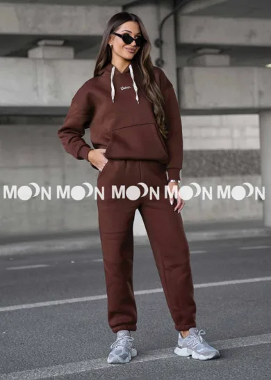 Komplet ocieplany Street Soul czekoladowy 