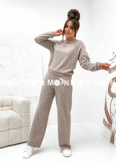 Komplet Swetrowy Classy cappuccino