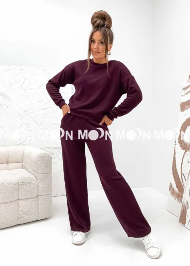 Komplet Swetrowy Classy bordo