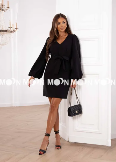 Sukienka przed kolano ELEGANT czarna