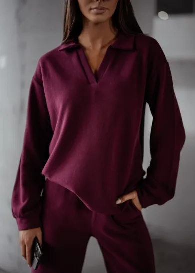 Sweterkowy komplet z kołnierzem LAPLAND