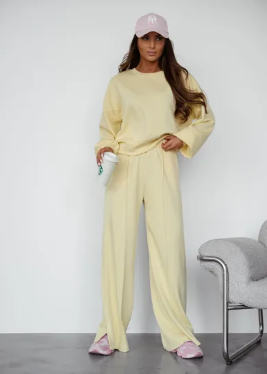 Komplet basic MOON SOFT PASTEL żółty