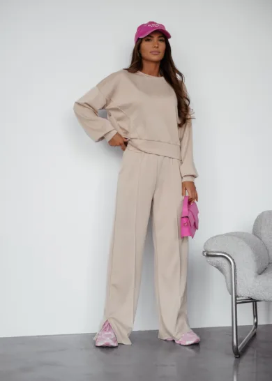 Komplet basic MOON SOFT PASTEL beżowy