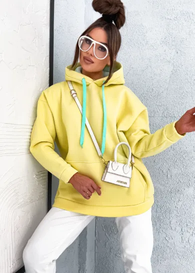 Bluza bawełniana ocieplana Simple