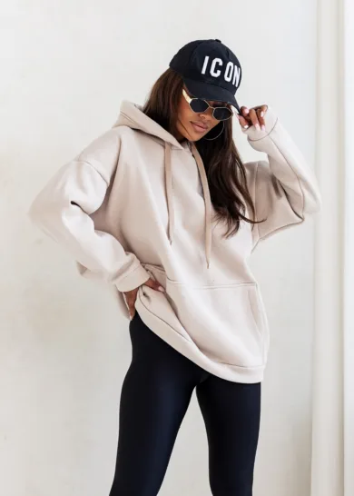 Bluza bawełniana ocieplana Simple