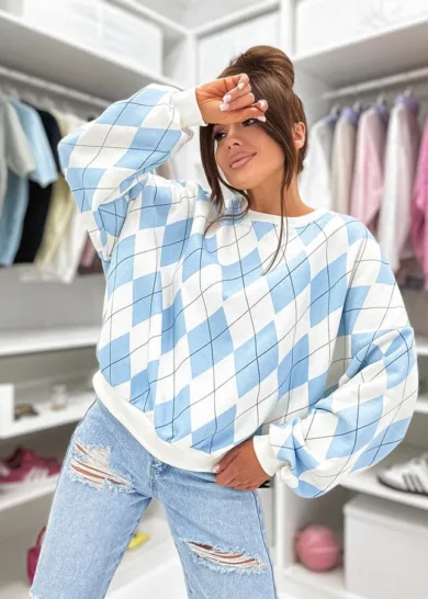 Bluza z printem MOON GEO