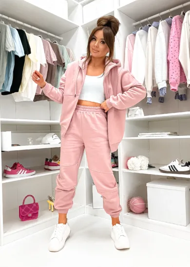 Komplet soft warm LOTUS pudrowy 