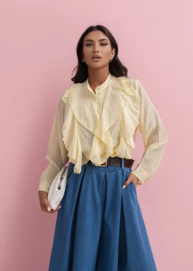 Koszula z falbankami Ruffle Romance