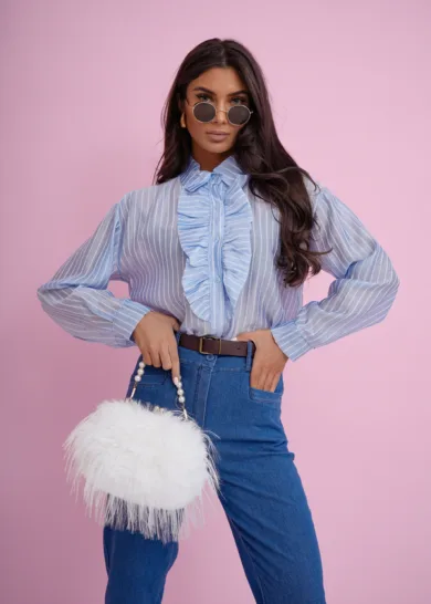 Koszula z falbanką Flowing Allure