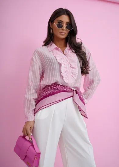 Koszula z falbanką Flowing Allure