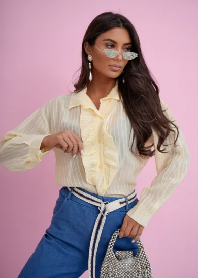 Koszula z falbanką Flowing Allure