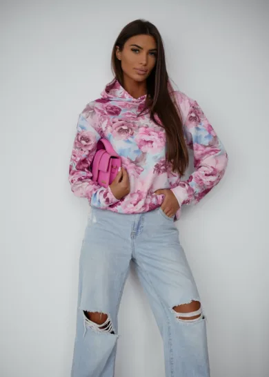 Bluza z kapturem FLOWERS