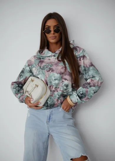 Bluza z kapturem FLOWERS