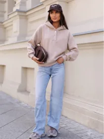 Bluza bawełniana ocieplana Aurora