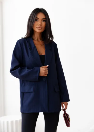 Marynarka oversize w paski Eloise