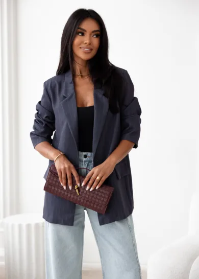 Marynarka oversize w paski Eloise